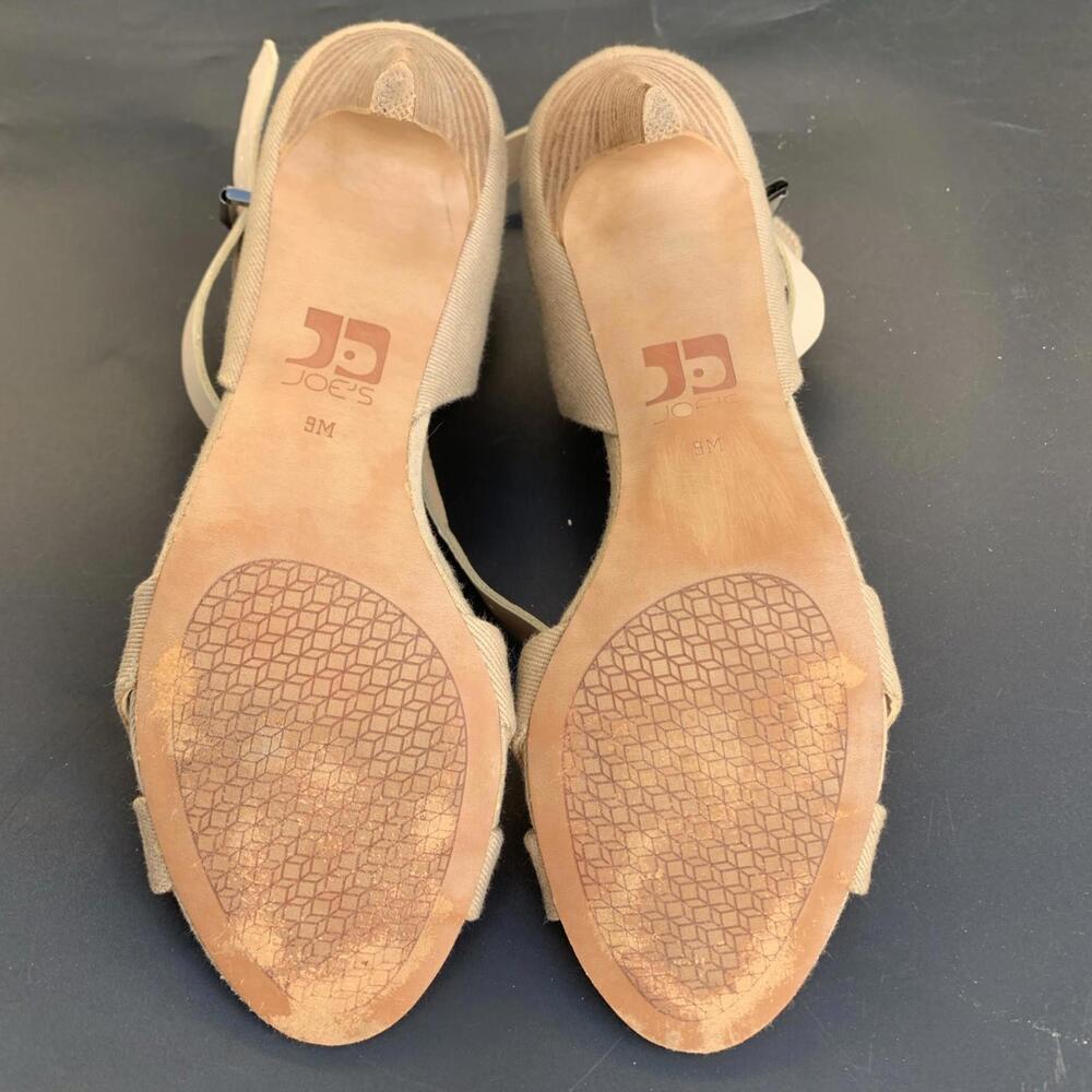 Joes Sandals Heels Beige Sz 9 Womens - Picture 8 of 12